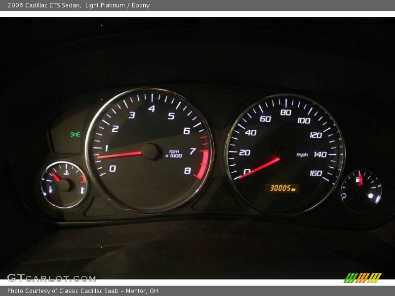 Light Platinum / Ebony 2006 Cadillac CTS Sedan