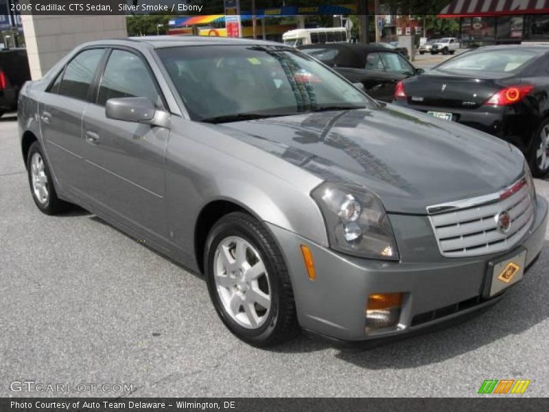 Silver Smoke / Ebony 2006 Cadillac CTS Sedan