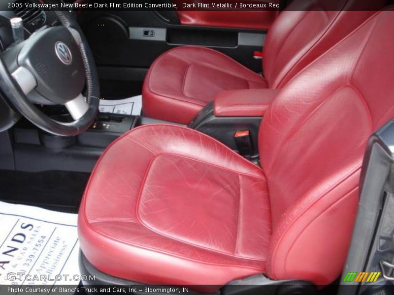 Dark Flint Metallic / Bordeaux Red 2005 Volkswagen New Beetle Dark Flint Edition Convertible