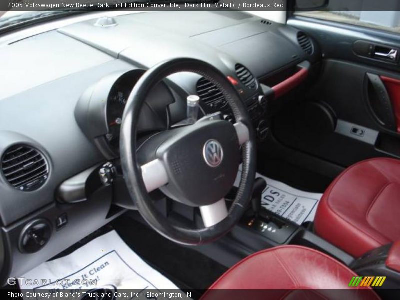 Dark Flint Metallic / Bordeaux Red 2005 Volkswagen New Beetle Dark Flint Edition Convertible