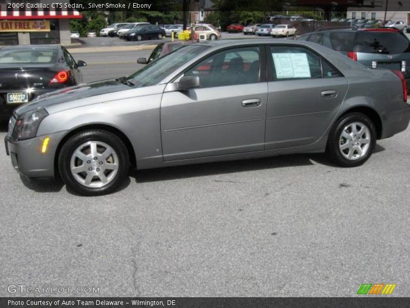 Silver Smoke / Ebony 2006 Cadillac CTS Sedan