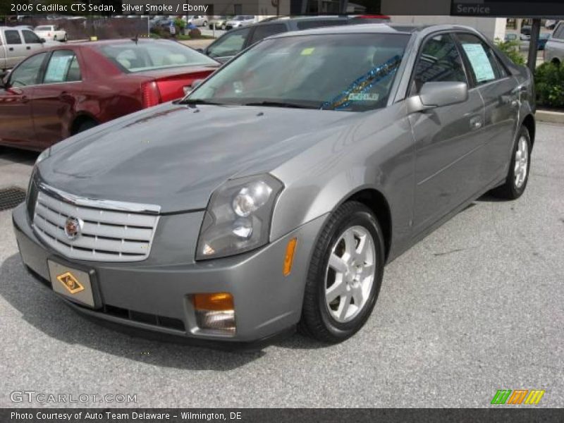 Silver Smoke / Ebony 2006 Cadillac CTS Sedan