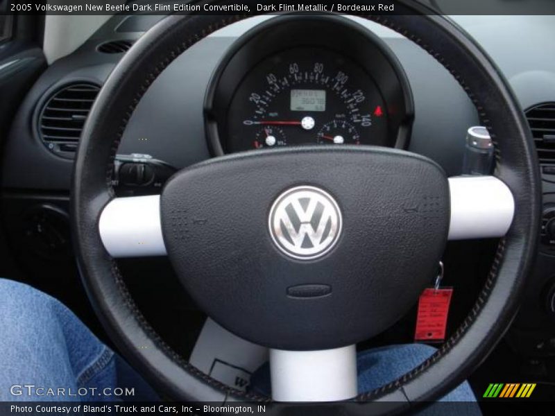 Dark Flint Metallic / Bordeaux Red 2005 Volkswagen New Beetle Dark Flint Edition Convertible