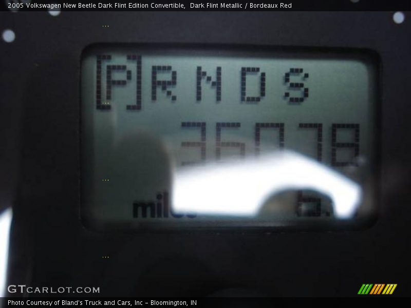 Dark Flint Metallic / Bordeaux Red 2005 Volkswagen New Beetle Dark Flint Edition Convertible