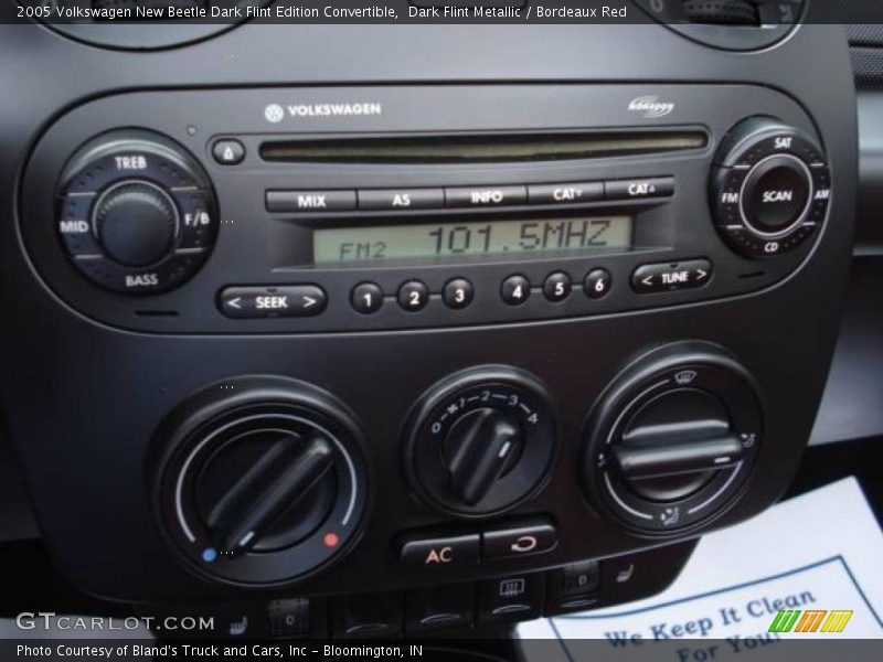 Dark Flint Metallic / Bordeaux Red 2005 Volkswagen New Beetle Dark Flint Edition Convertible
