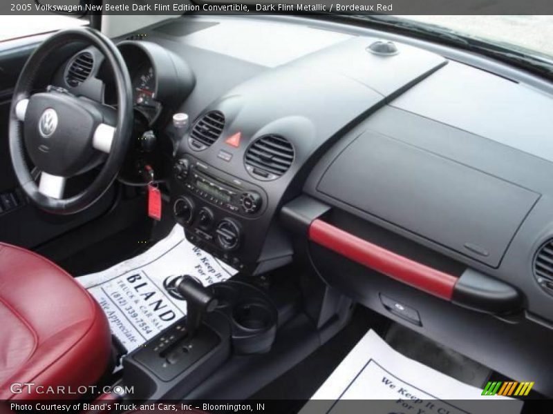 Dark Flint Metallic / Bordeaux Red 2005 Volkswagen New Beetle Dark Flint Edition Convertible
