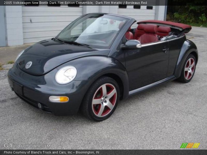 Dark Flint Metallic / Bordeaux Red 2005 Volkswagen New Beetle Dark Flint Edition Convertible