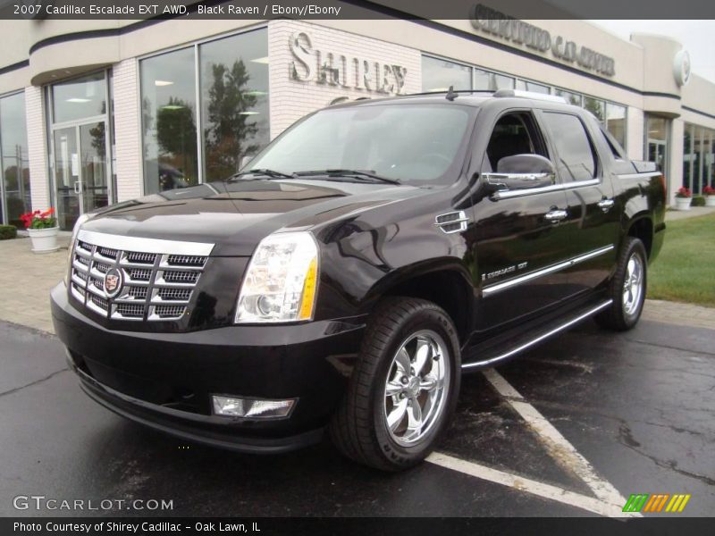 Black Raven / Ebony/Ebony 2007 Cadillac Escalade EXT AWD