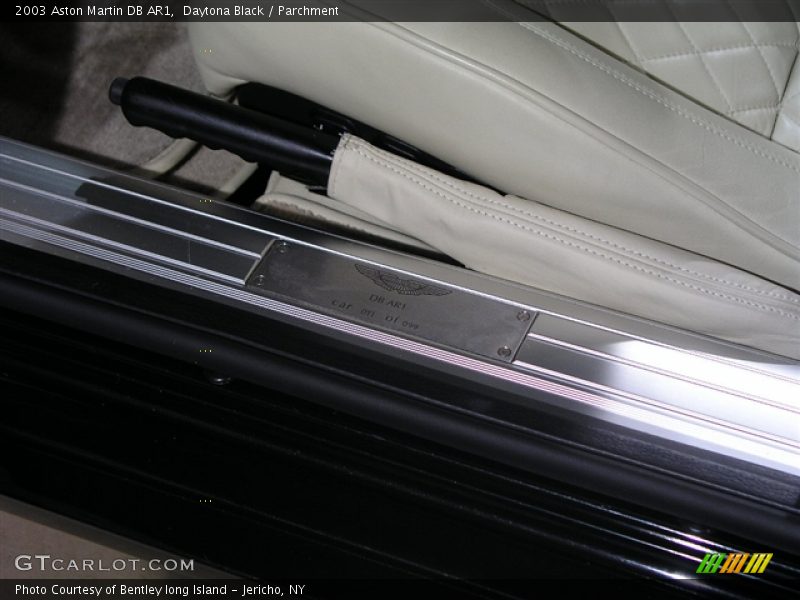 Daytona Black / Parchment 2003 Aston Martin DB AR1