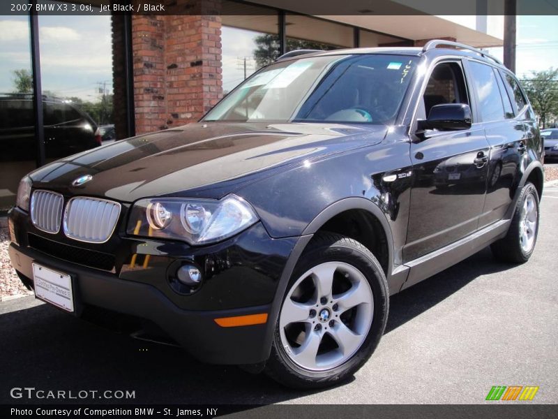 Jet Black / Black 2007 BMW X3 3.0si