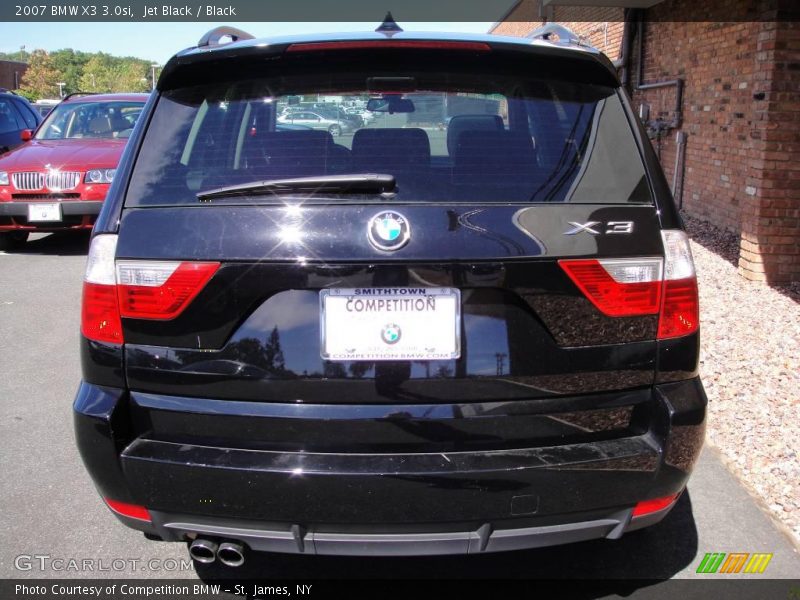 Jet Black / Black 2007 BMW X3 3.0si