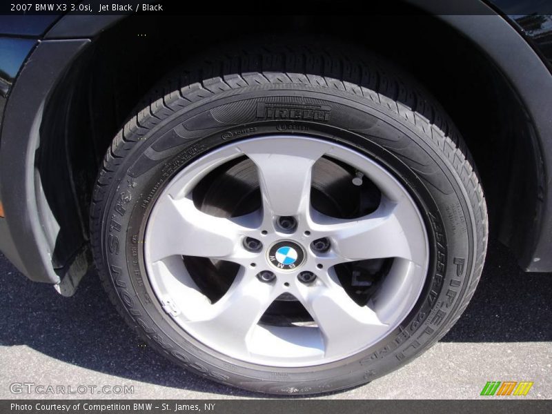Jet Black / Black 2007 BMW X3 3.0si