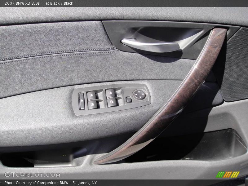 Jet Black / Black 2007 BMW X3 3.0si
