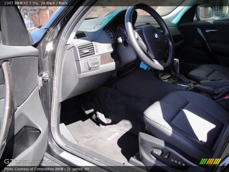 Jet Black / Black 2007 BMW X3 3.0si