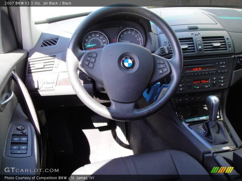Jet Black / Black 2007 BMW X3 3.0si