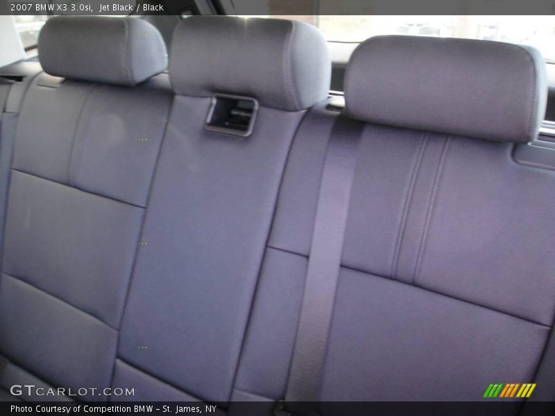 Jet Black / Black 2007 BMW X3 3.0si