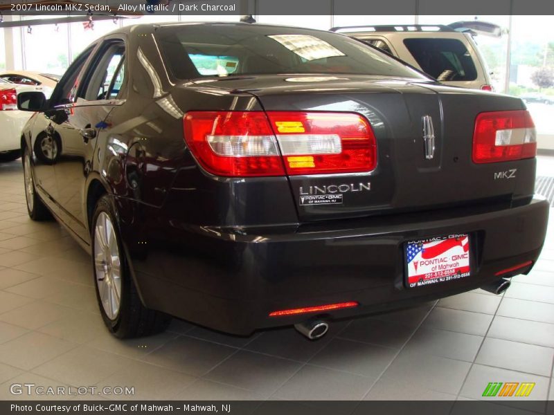 Alloy Metallic / Dark Charcoal 2007 Lincoln MKZ Sedan