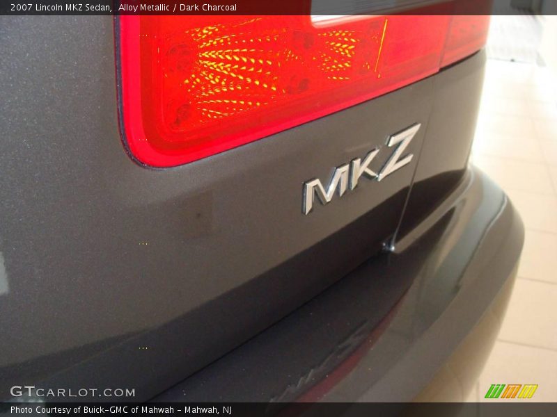 Alloy Metallic / Dark Charcoal 2007 Lincoln MKZ Sedan