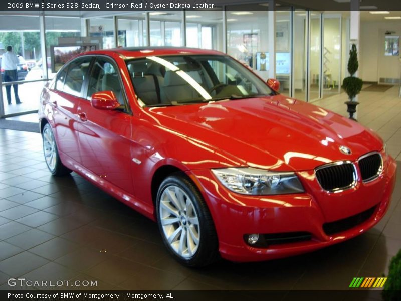 Crimson Red / Oyster Dakota Leather 2009 BMW 3 Series 328i Sedan