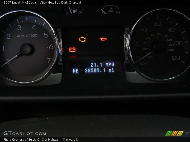 Alloy Metallic / Dark Charcoal 2007 Lincoln MKZ Sedan