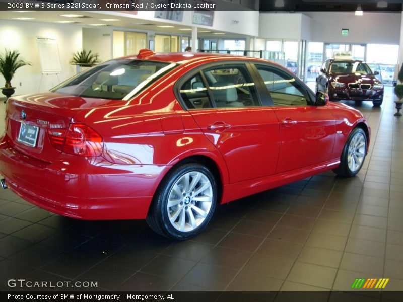 Crimson Red / Oyster Dakota Leather 2009 BMW 3 Series 328i Sedan
