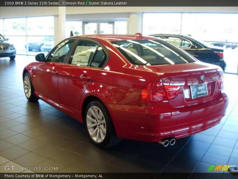 Crimson Red / Oyster Dakota Leather 2009 BMW 3 Series 328i Sedan
