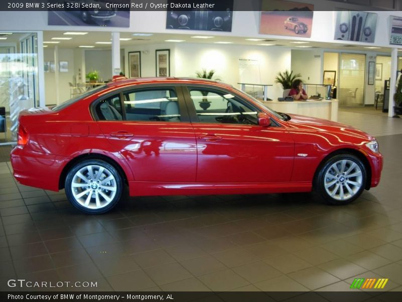 Crimson Red / Oyster Dakota Leather 2009 BMW 3 Series 328i Sedan