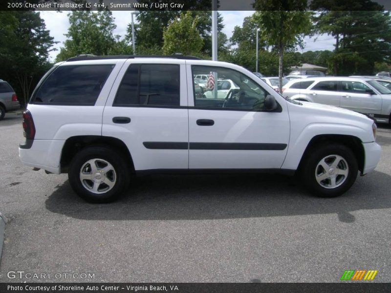 Summit White / Light Gray 2005 Chevrolet TrailBlazer LS 4x4