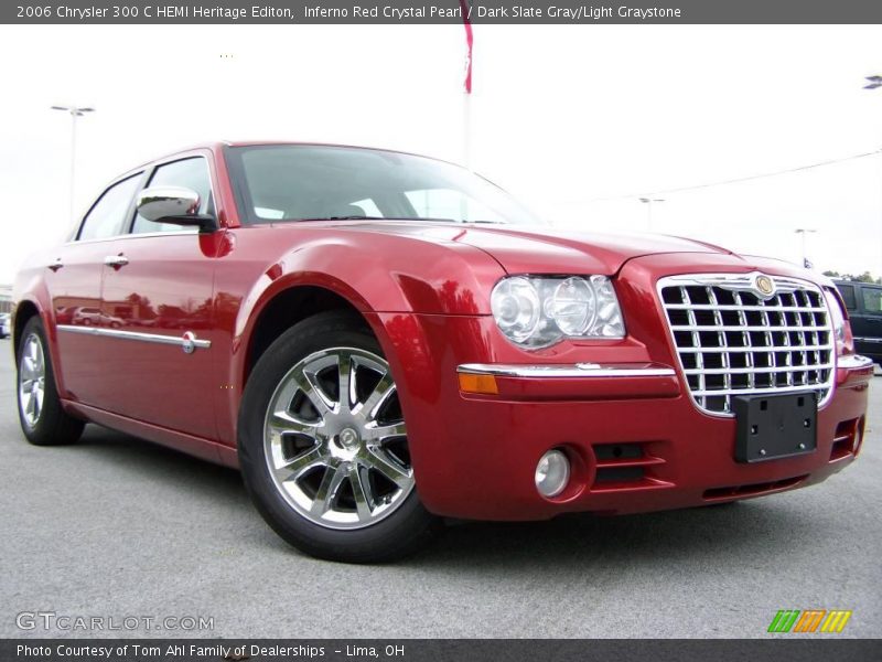 Inferno Red Crystal Pearl / Dark Slate Gray/Light Graystone 2006 Chrysler 300 C HEMI Heritage Editon