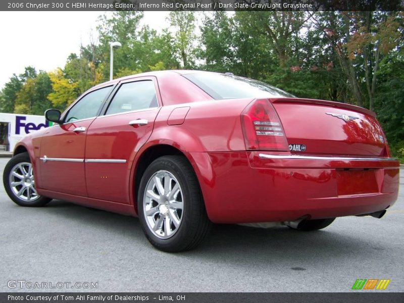 Inferno Red Crystal Pearl / Dark Slate Gray/Light Graystone 2006 Chrysler 300 C HEMI Heritage Editon