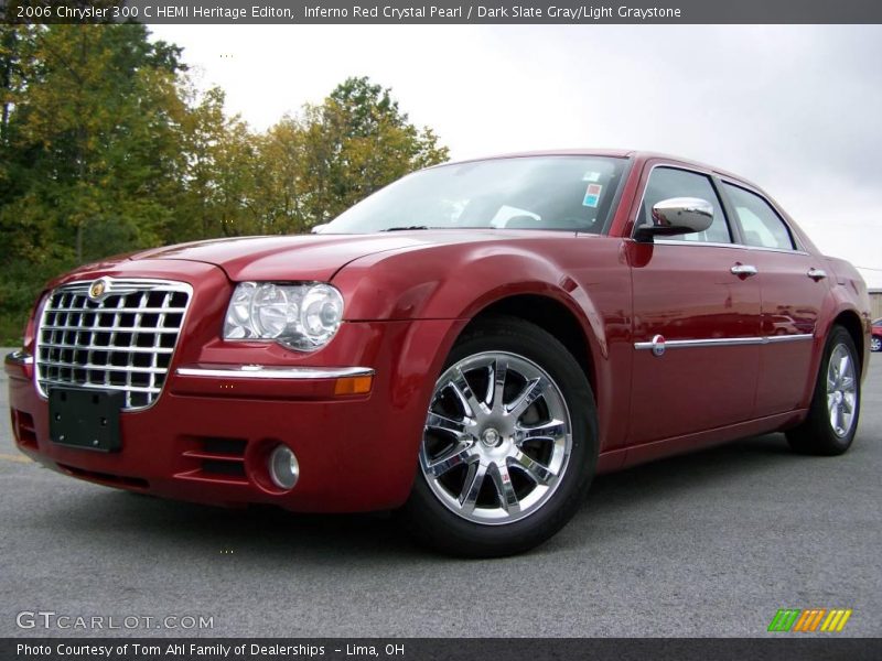 Inferno Red Crystal Pearl / Dark Slate Gray/Light Graystone 2006 Chrysler 300 C HEMI Heritage Editon