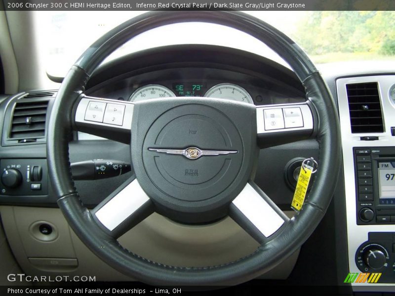 Inferno Red Crystal Pearl / Dark Slate Gray/Light Graystone 2006 Chrysler 300 C HEMI Heritage Editon
