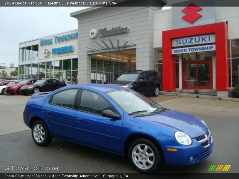 Electric Blue Pearlcoat / Dark Slate Gray 2004 Dodge Neon SXT