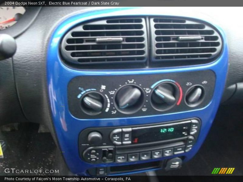 Electric Blue Pearlcoat / Dark Slate Gray 2004 Dodge Neon SXT