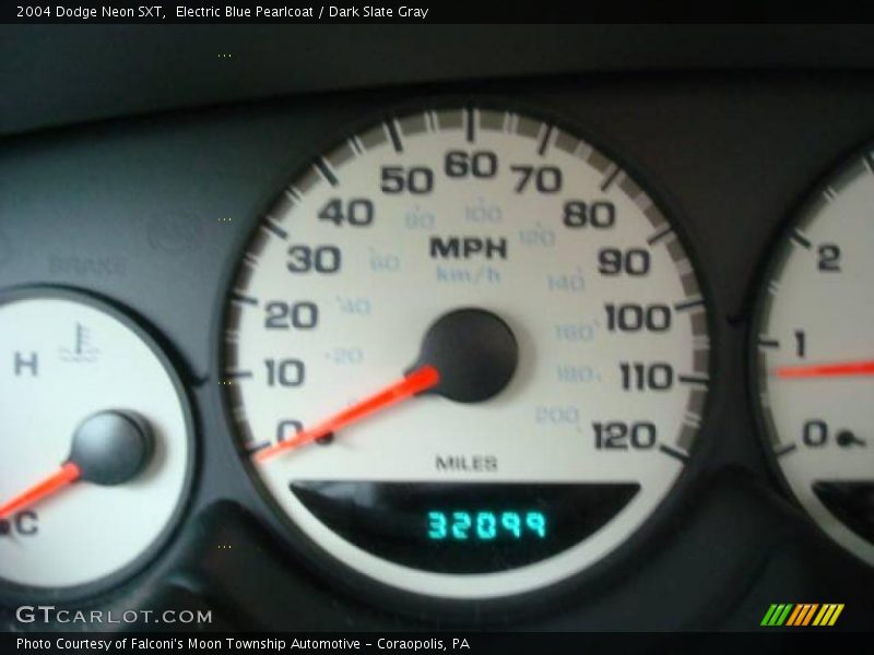 Electric Blue Pearlcoat / Dark Slate Gray 2004 Dodge Neon SXT