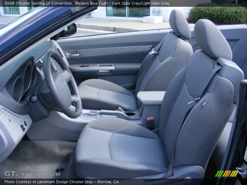 Modern Blue Pearl / Dark Slate Gray/Light Slate Gray 2008 Chrysler Sebring LX Convertible