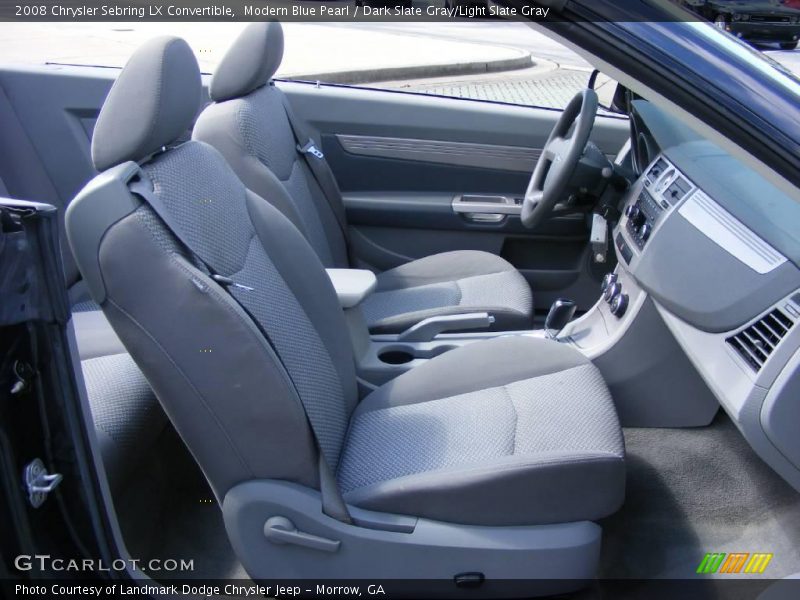Modern Blue Pearl / Dark Slate Gray/Light Slate Gray 2008 Chrysler Sebring LX Convertible