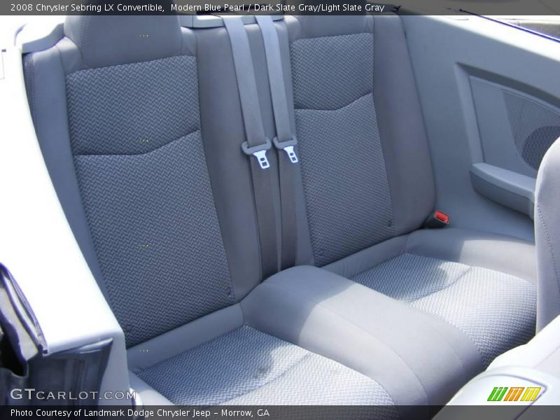 Modern Blue Pearl / Dark Slate Gray/Light Slate Gray 2008 Chrysler Sebring LX Convertible