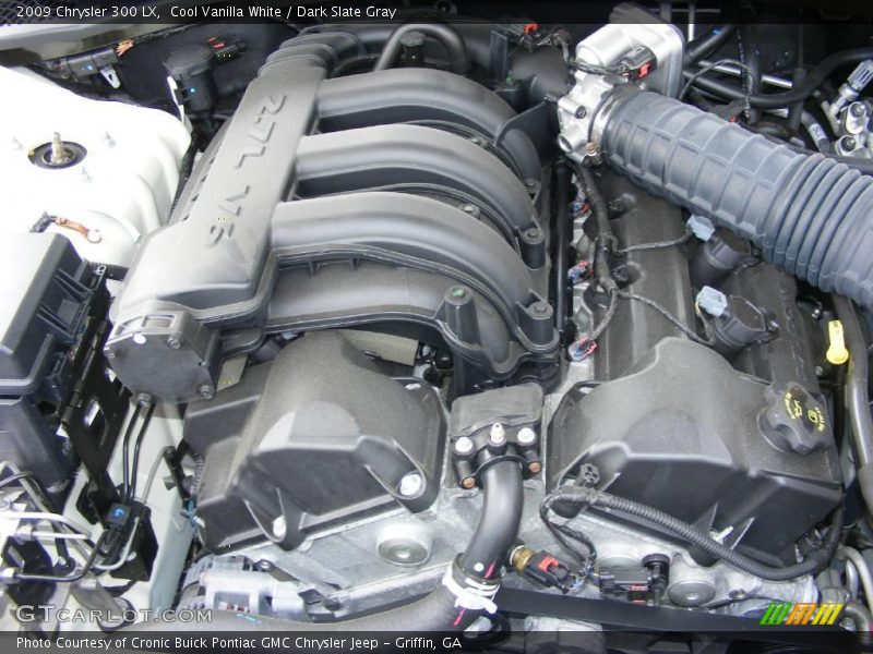 Cool Vanilla White / Dark Slate Gray 2009 Chrysler 300 LX