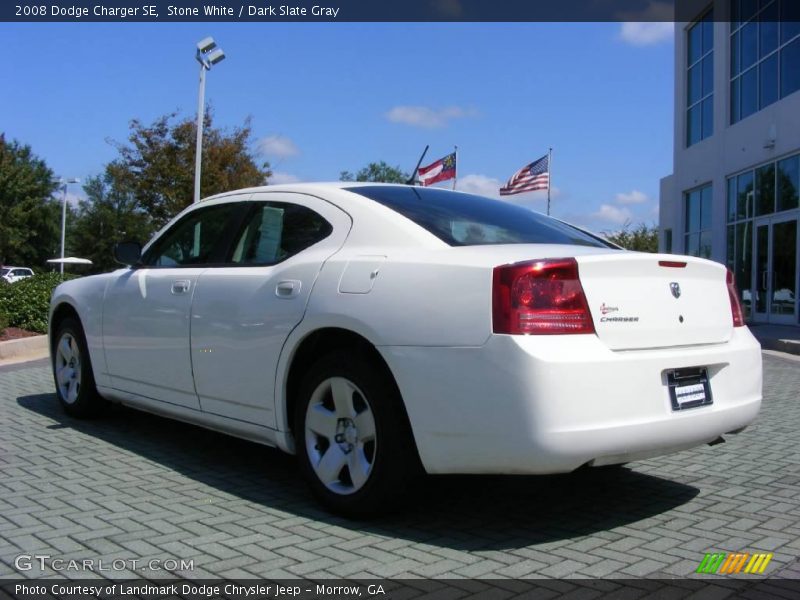 Stone White / Dark Slate Gray 2008 Dodge Charger SE