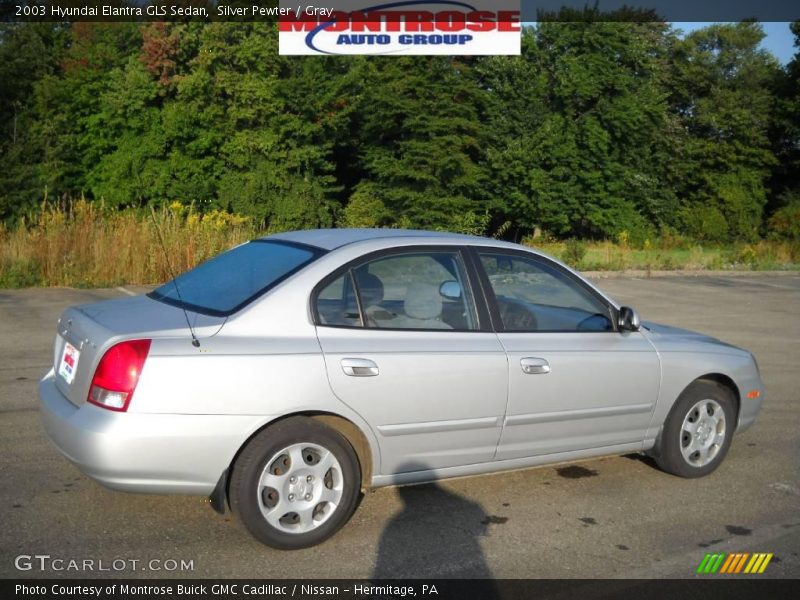 Silver Pewter / Gray 2003 Hyundai Elantra GLS Sedan