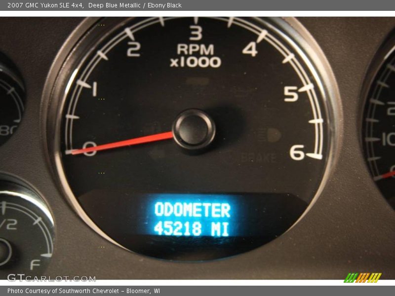 Deep Blue Metallic / Ebony Black 2007 GMC Yukon SLE 4x4