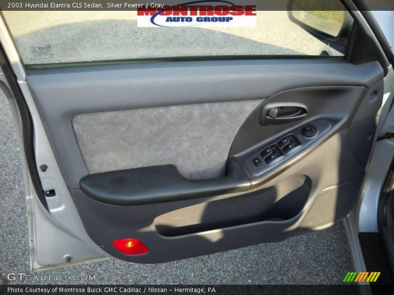 Silver Pewter / Gray 2003 Hyundai Elantra GLS Sedan