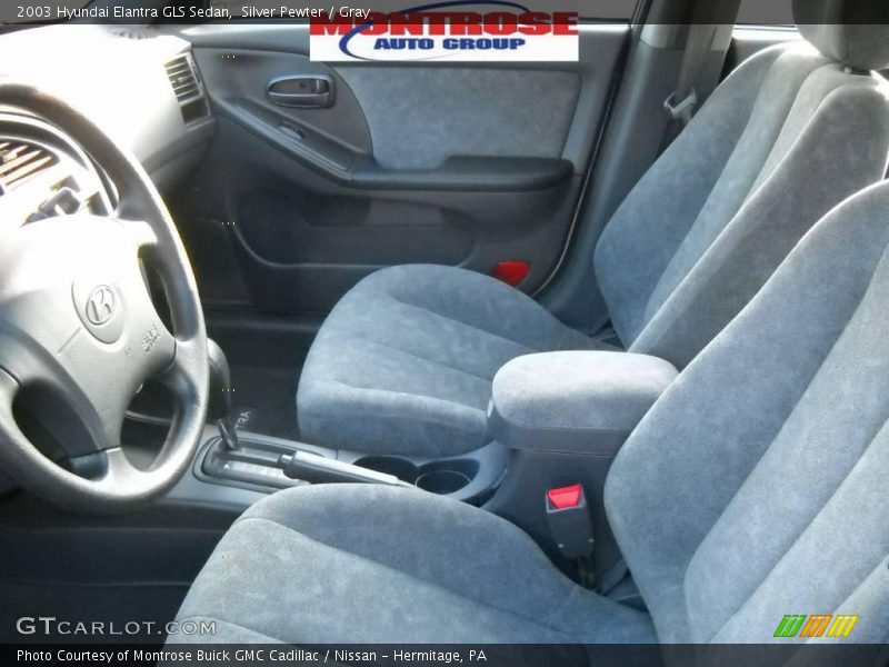 Silver Pewter / Gray 2003 Hyundai Elantra GLS Sedan