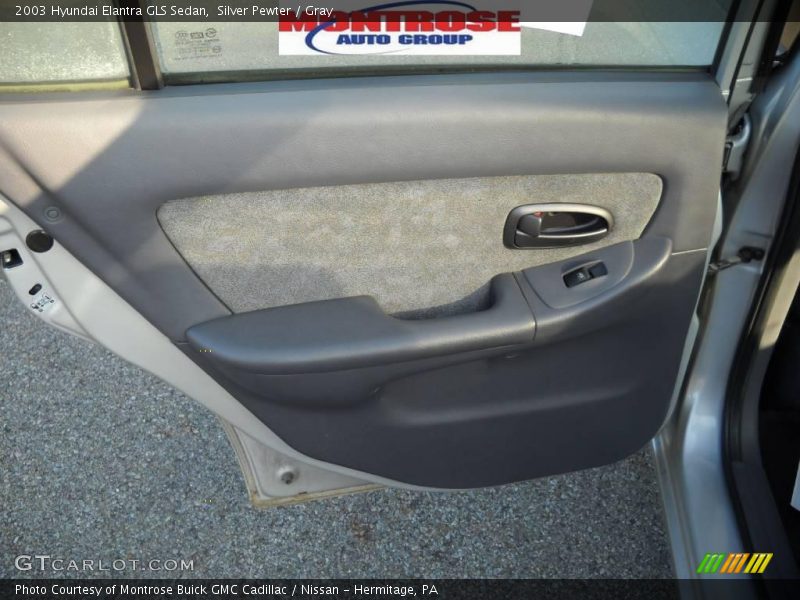 Silver Pewter / Gray 2003 Hyundai Elantra GLS Sedan