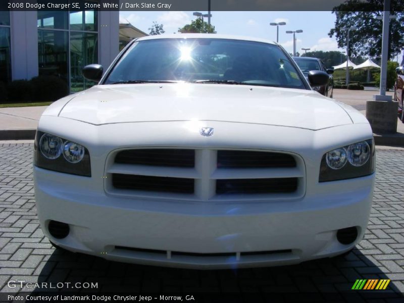 Stone White / Dark Slate Gray 2008 Dodge Charger SE