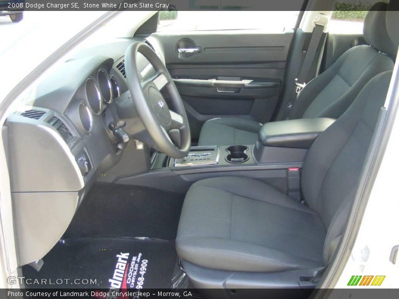 Stone White / Dark Slate Gray 2008 Dodge Charger SE