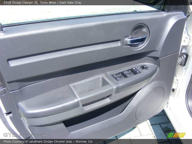 Stone White / Dark Slate Gray 2008 Dodge Charger SE