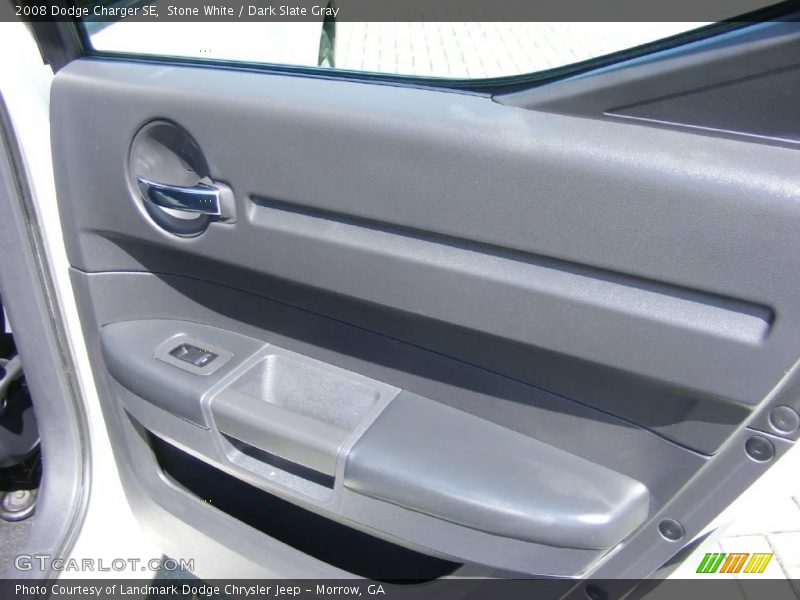 Stone White / Dark Slate Gray 2008 Dodge Charger SE
