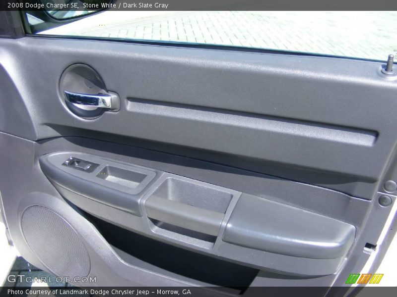 Stone White / Dark Slate Gray 2008 Dodge Charger SE